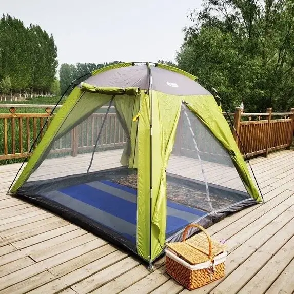 Шатер палатка с полом/ тент 240х240х170 cм Terbo Mir Camping 2904 — изображение 2