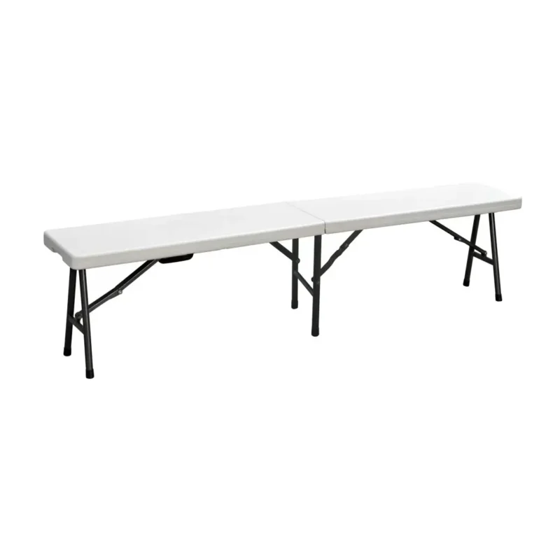 Стул-скамья "Smart Bird BK-180", складной, белый, складная, 182x42x30 см