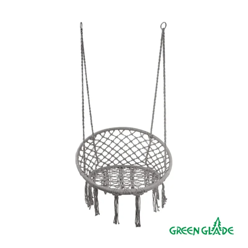 Гамак Green glade G-056 поликоттон 80 x 80 см серый/серебристый