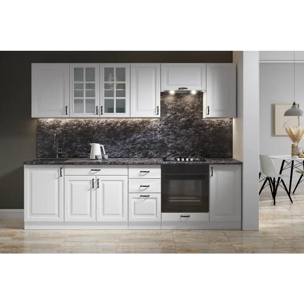 Напольный шкаф Bvmebel Romeo 60x82x47 см фасад МДФ цвет белый дуб — изображение 3